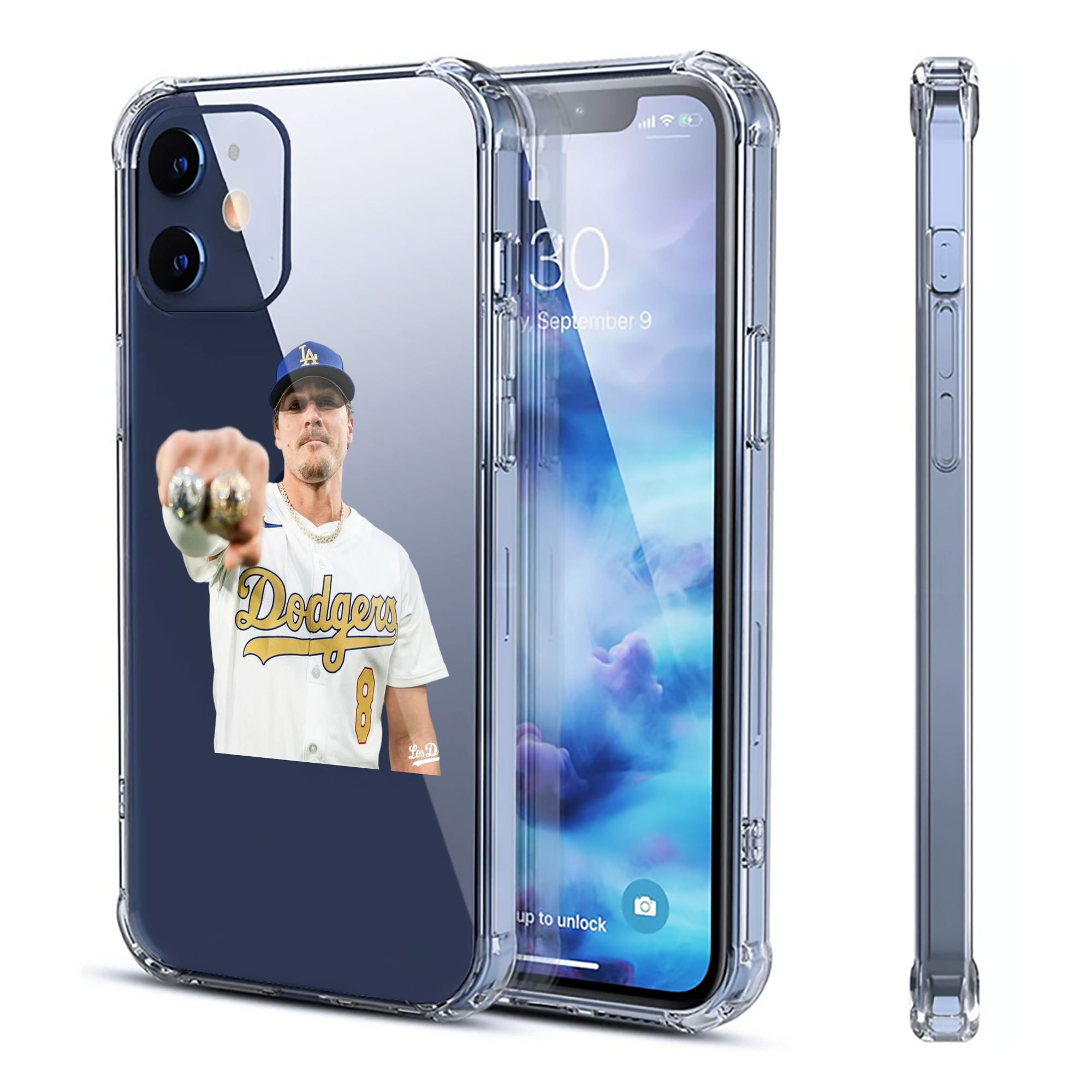  Clear IPhone 12 Case – Soft TPU With UV Print – Enhanced Drop Protection, Precise Fit, Anti-Fingerprint, Customizable Design, Scratch-Resistant, Yellow-Resistant